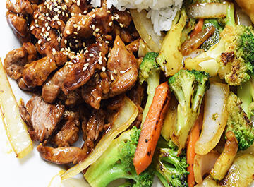 L-Teriyaki Steak