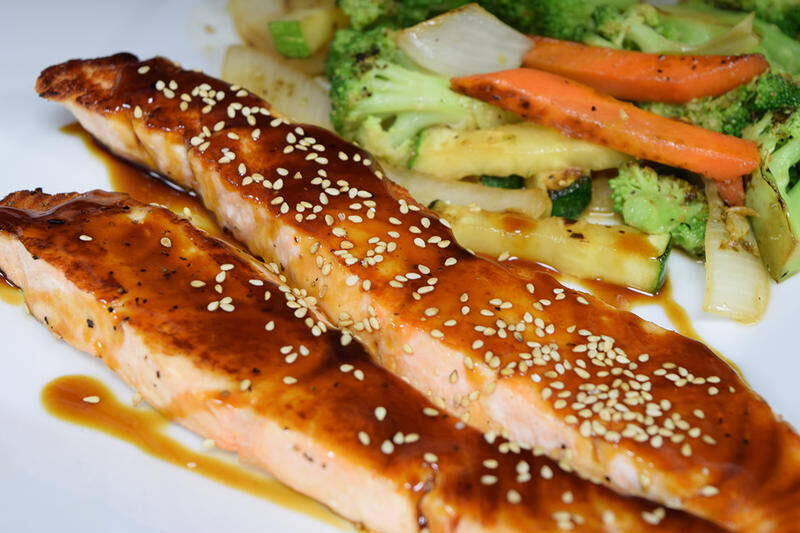 L-Teriyaki Salmon